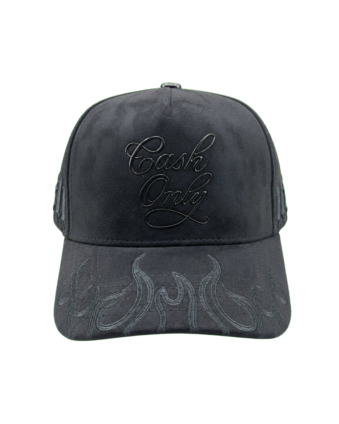Cash Only In Flames Black