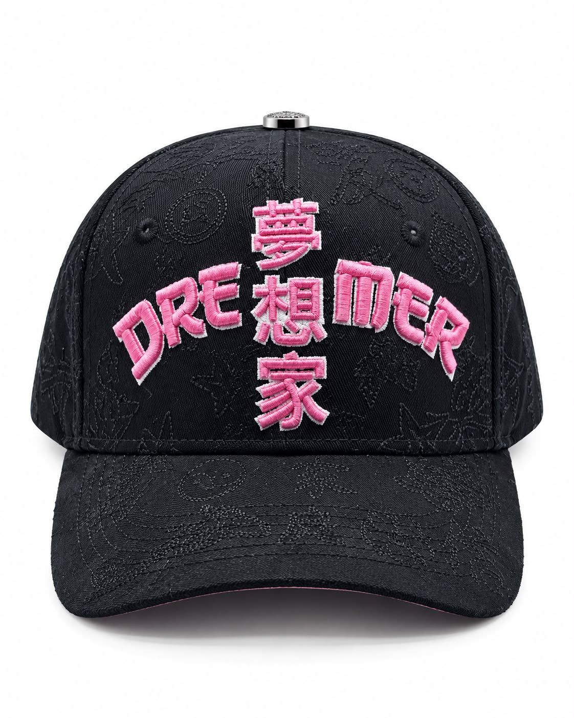 Dreamer Hats Kanji Black Pink
